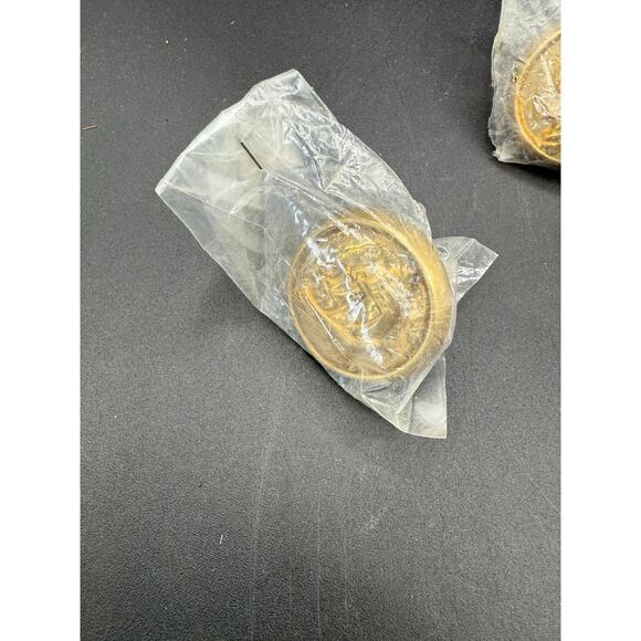 Vintage Brass Drawer Knobs with Ship Design – Nautical Hardware Accent - Picture 7 of 8